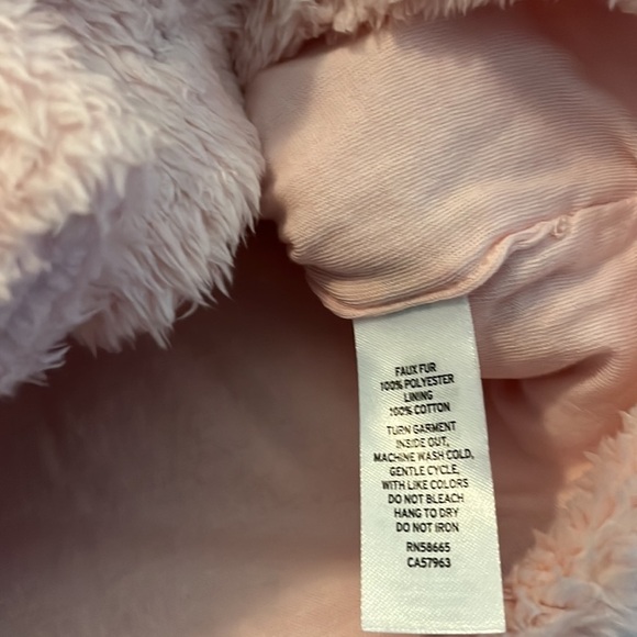 Harper Canyon Vest Wubby Teddy Pink Teddy Ear Sweatshirt - Picture 7 of 8